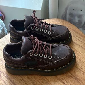 Dr. Martens 5-Eye Grizzly Leather Shoes